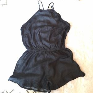 💕💕Ambiance Black and Gray Romper💕💕